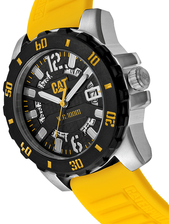 CAT Mens WATCH 'Barricade' 44mm case, Stainless Steel AR.141.27.137