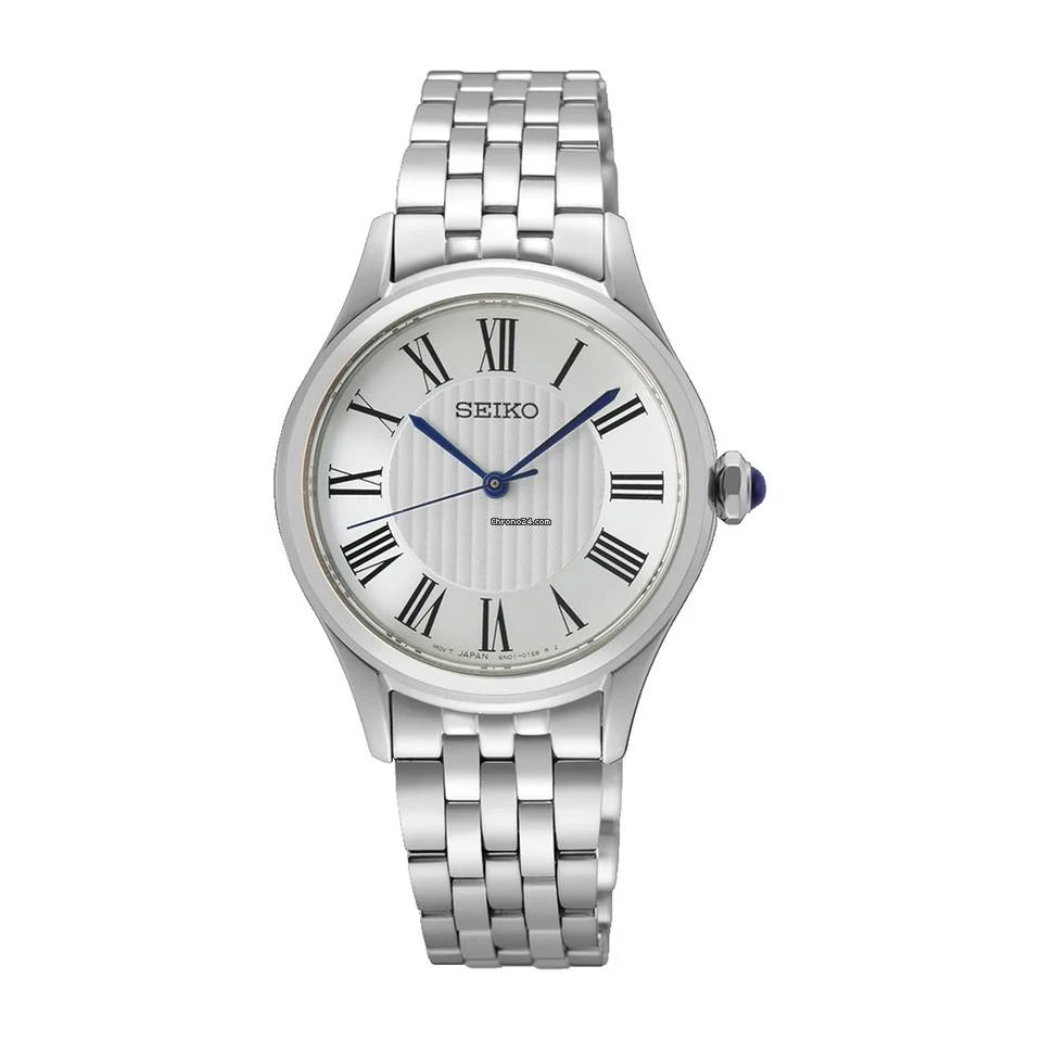 Seiko SUR609P1 Quartz White Dial Stainless Steel