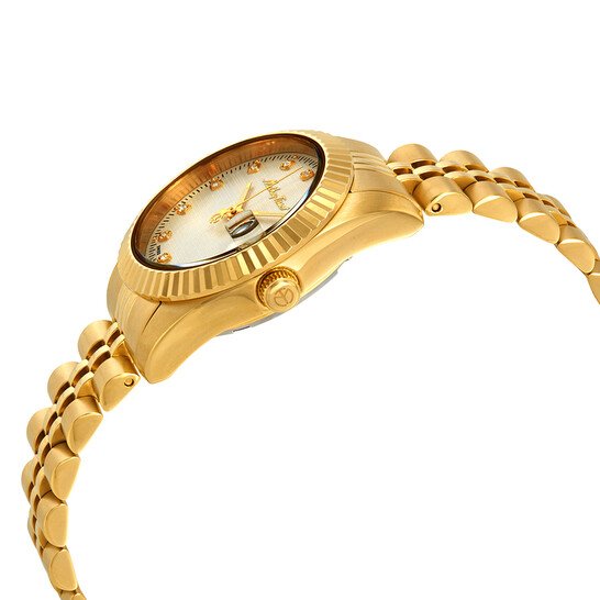 Mathey-Tissot D810PI Crystal White Dial Ladies Watch