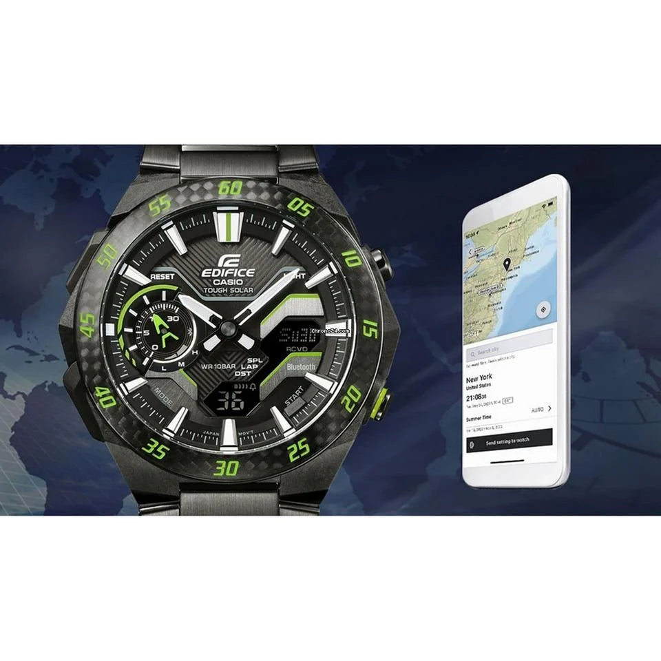 Edifice ECB-2200RC-1A3DF Steel Men's Wristwatch