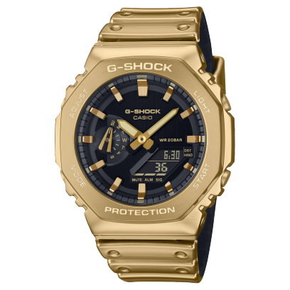 Casio G-Shock GM-2100YMG-9ADR Analog-Digital Gold Dial Men