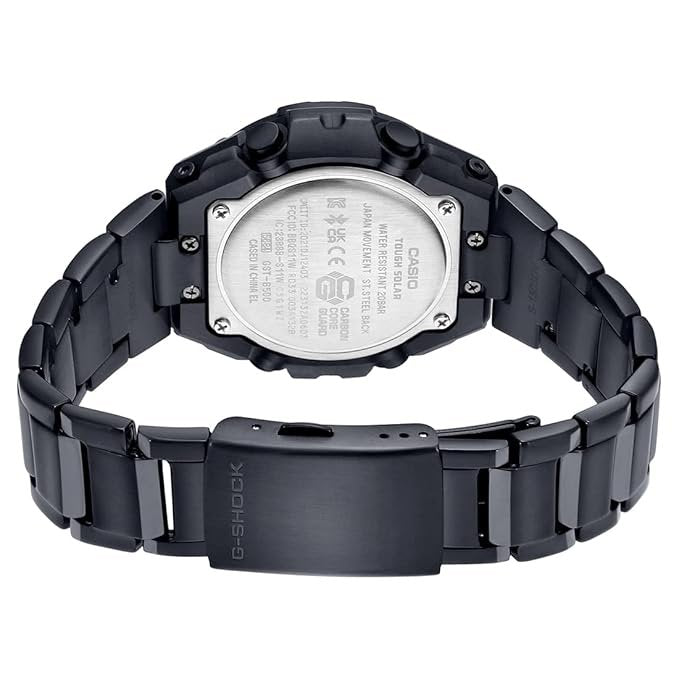 Casio Men Stainless Steel G-Shock AnalogDigital Black Dial Gst-B500Bd-1A9Dr