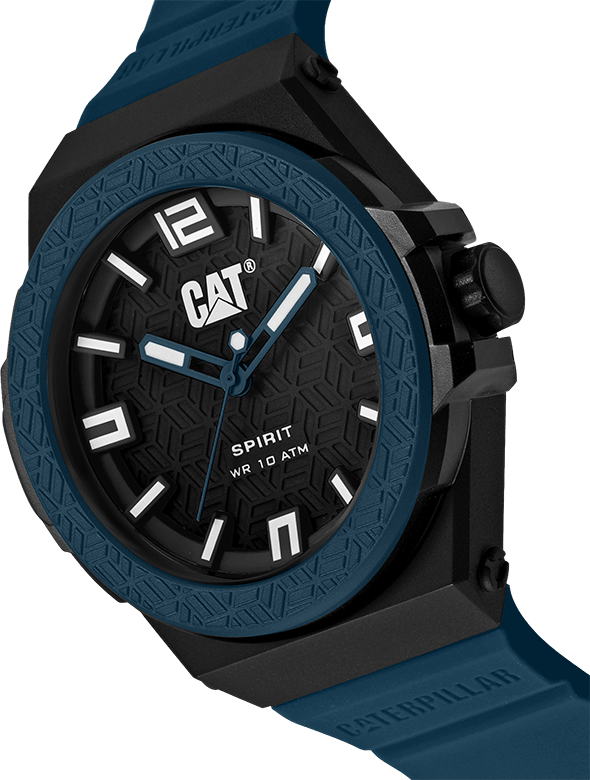 CATERPILLAR LO.111.26.116 Casual Men's Blye Black Rubber Strap