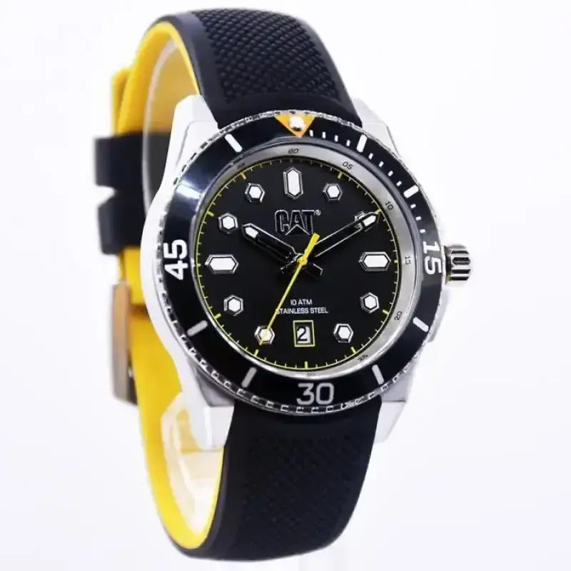 Caterpillar Men's Watch QC.141.21.121 Black Bezel Black Dial