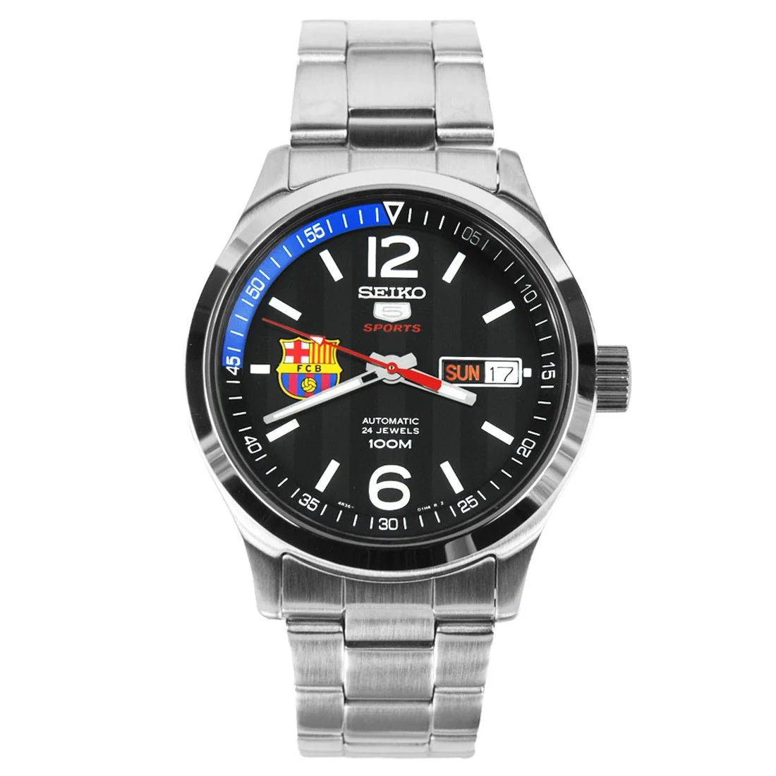Seiko Sport 5 x "BARCELONA" Watch SRP301K1