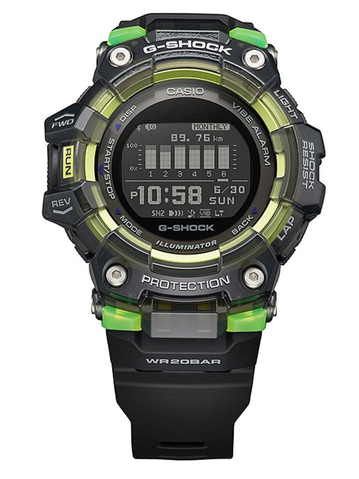 Casio G-Shock GBD-100LM-1PR Bluetooth Digital Black Dial Men