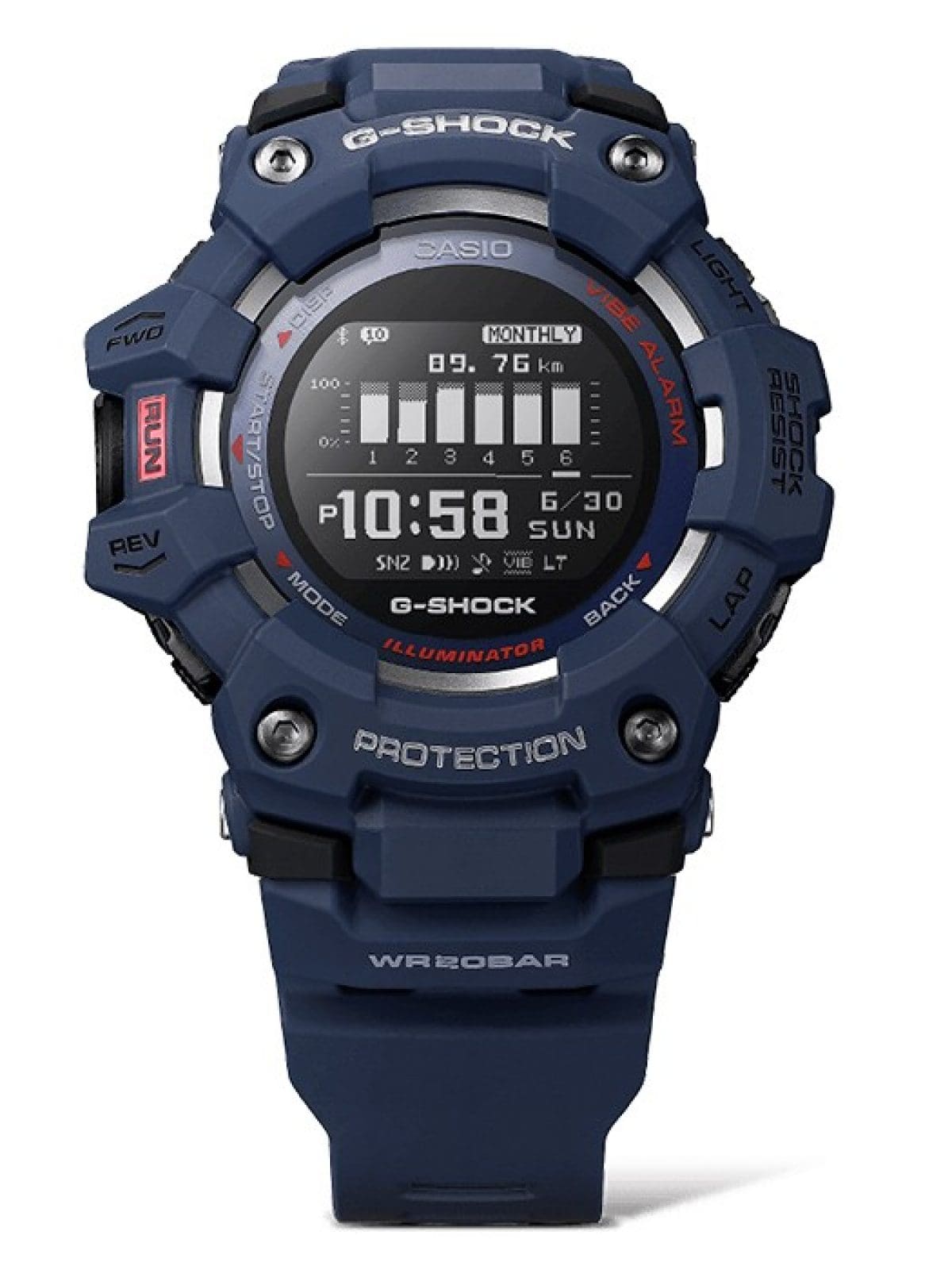 Casio G-Shock GBD-100-2DR G-Squad Athleisure Series Digital Men's Smartwatch