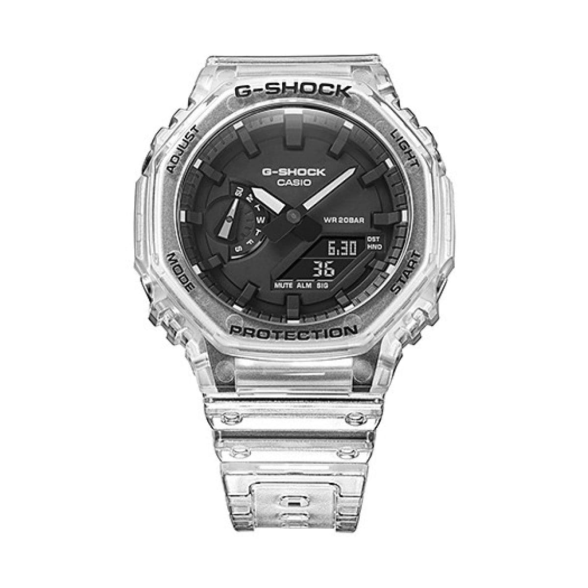 Casio G-SHOCK Skeleton Series GA-2100SKE-7A Watch, Bracelet Type