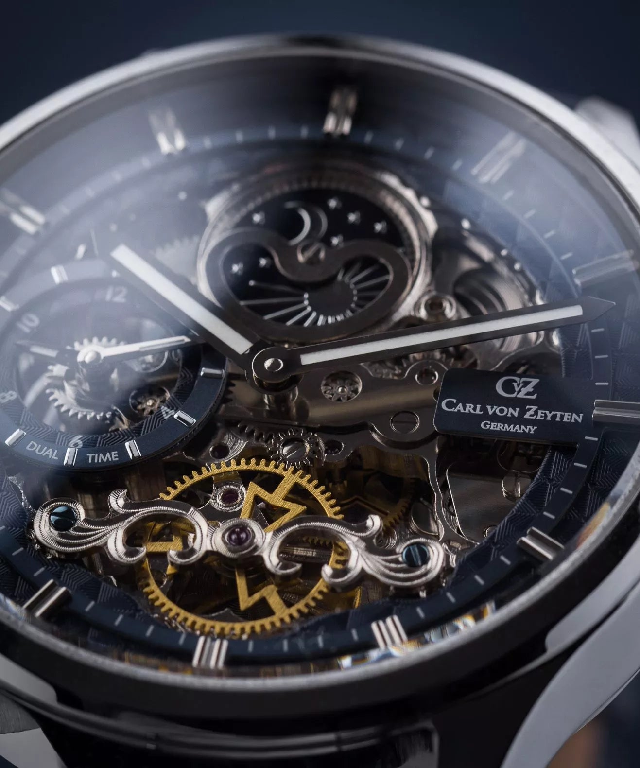 Carl von Zeyten CVZ0008BLS Skeleton Automatic watch