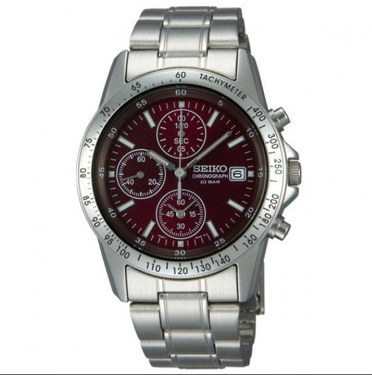 Seiko SBTQ045 Chronograph Quartz Red Dial