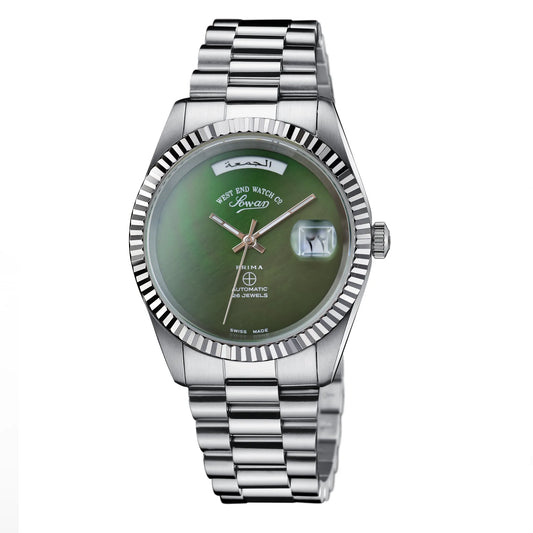 WESTEND 6828.10.MOP-GREEN Classic Day Date 37 MM