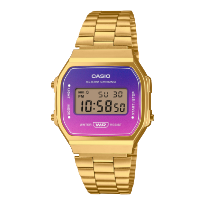 Casio Stainless Steel Vintage Digital Multicolor Dial Unisex A168Werg-2Adf