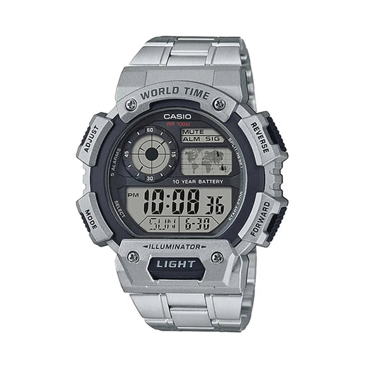 Casio Youth Series Digital Black Dial Men's Watch - AE-1400WHD-1AVDF