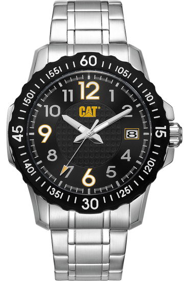 CAT Mens WATCH 'Downforce' 44mm case, Stainless Steel (AP.141.11.111)