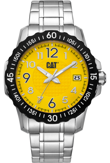 CAT Mens WATCH 'Downforce' 44mm case, Stainless Steel AP.141.11.717