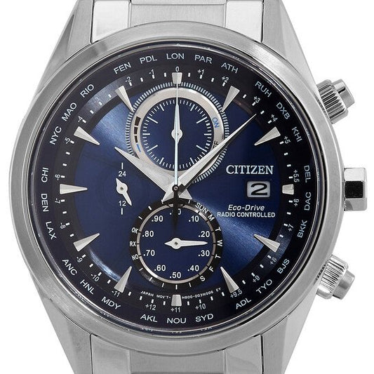 Citizen AT8260-85L Eco-Drive Perpetual Alarm World Time GMT
