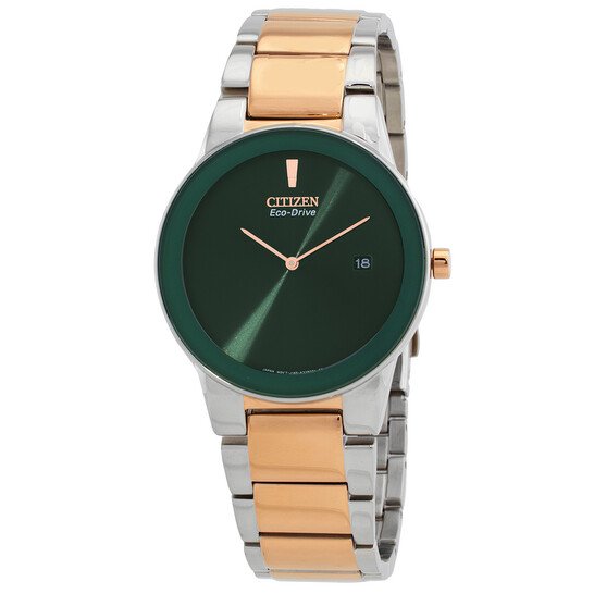Citizen AU1064-85X Eco-Drive Green Dial Men's Watch
