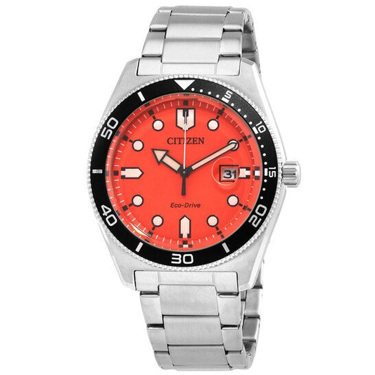 Citizen AW1760-81X Eco-Drive Orange Dial Men's Watch
