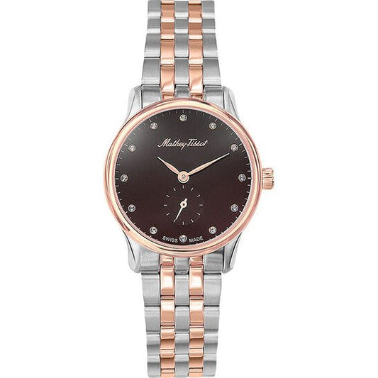 Mathey-Tissot D1886MRM Crystal Brown Ladies Watch