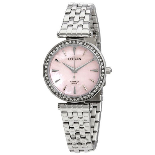 Citizen ER0210-55Y Crystal Pink Ladies Watch