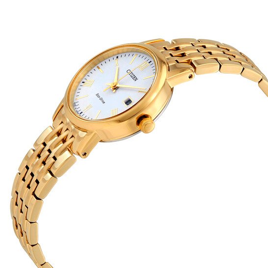 Citizen EW1582-54A Eco-Drive White Dial Ladies Watch