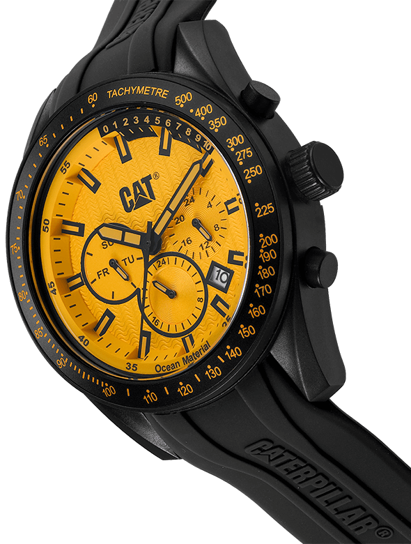 Cat Oceania Multi Watch Lq.169.21.721 Black Black Yellow