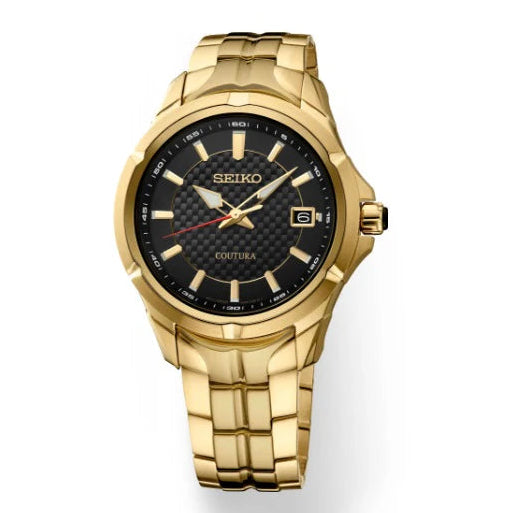 SEIKO Men's SUR566 Coutura, Black