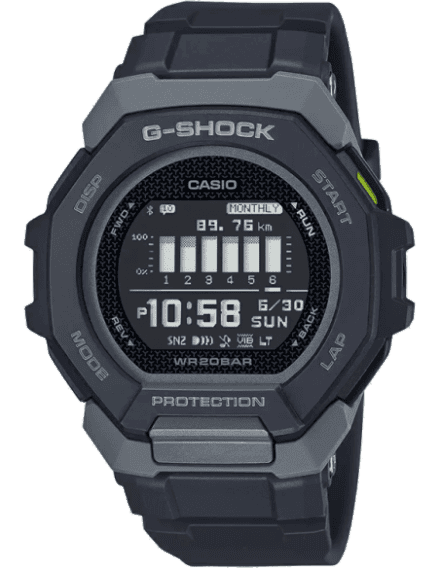 Casio G-Shock GBD-300-1DR Bluetooth Digital Black Dial Men