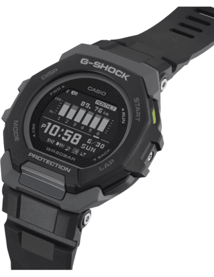Casio G-Shock GBD-300-1DR Bluetooth Digital Black Dial Men