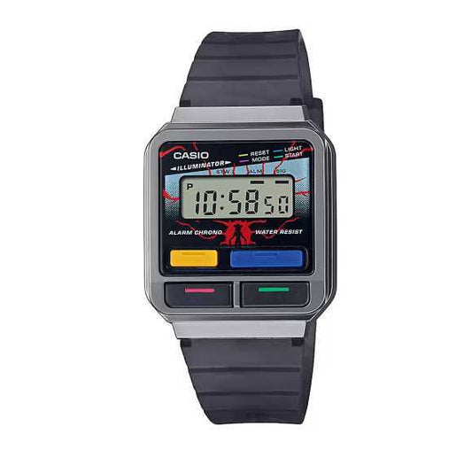 Casio A120WEST-1ADR New Vintage Digital Stainless Steel Watch