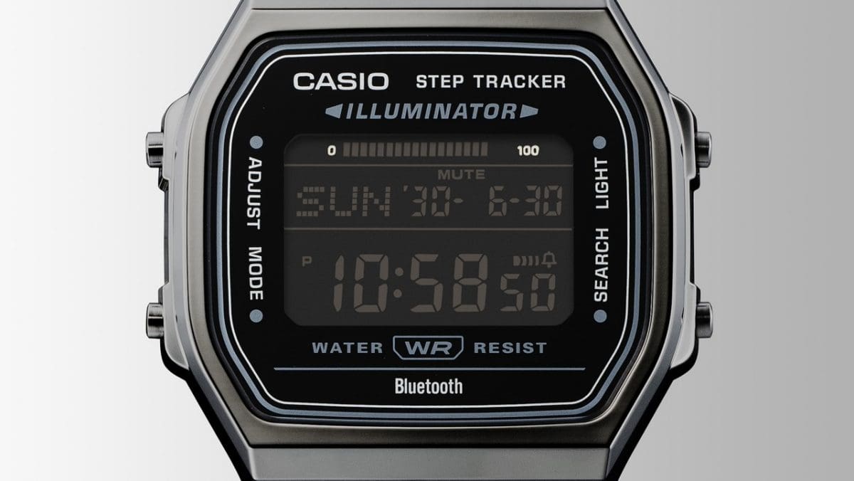 Casio Vintage ABL-100WEGG-1BDF Bluetooth Digital Black Dial Unisex