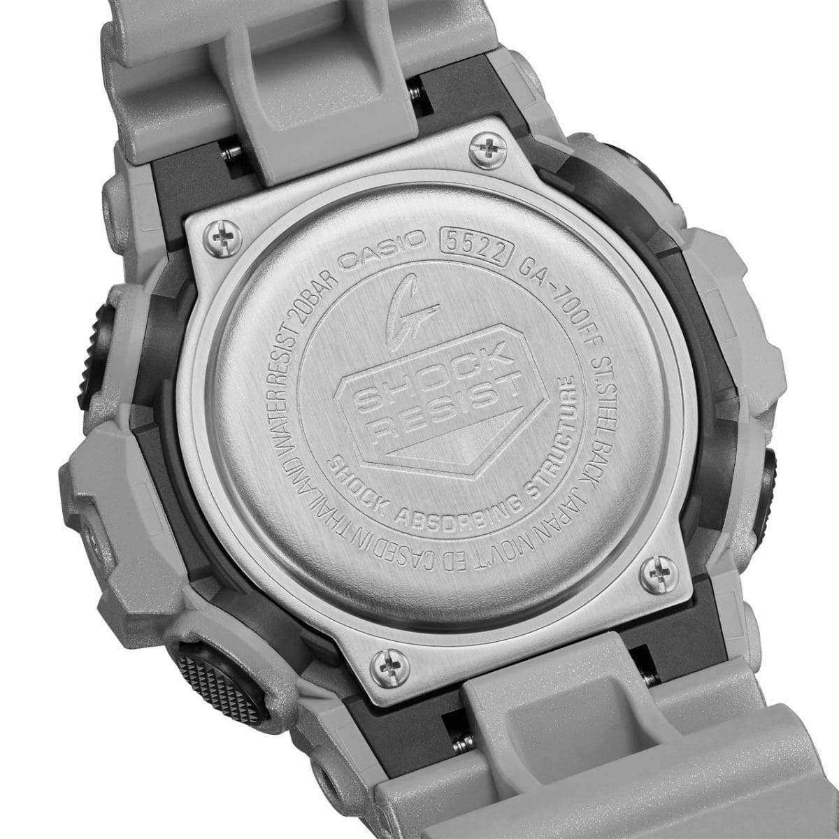 Casio G-Shock Resin Analog-Digital Grey Dial Men Ga-700Ff-8Adr