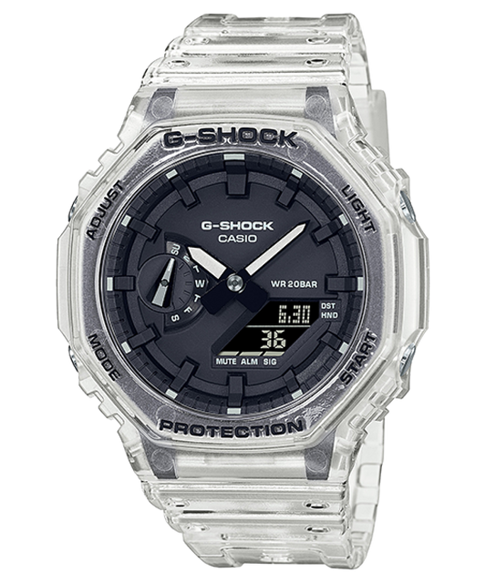 Casio G-SHOCK Skeleton Series GA-2100SKE-7A Watch, Bracelet Type