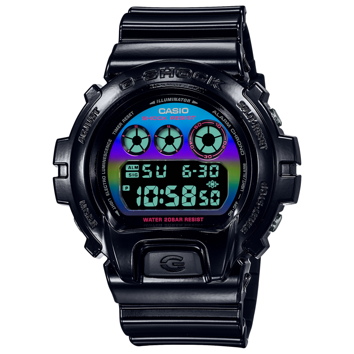 Casio Resin G-Shock Dw-6900Rgb-1Dr Digital Multi-Color Dial Men