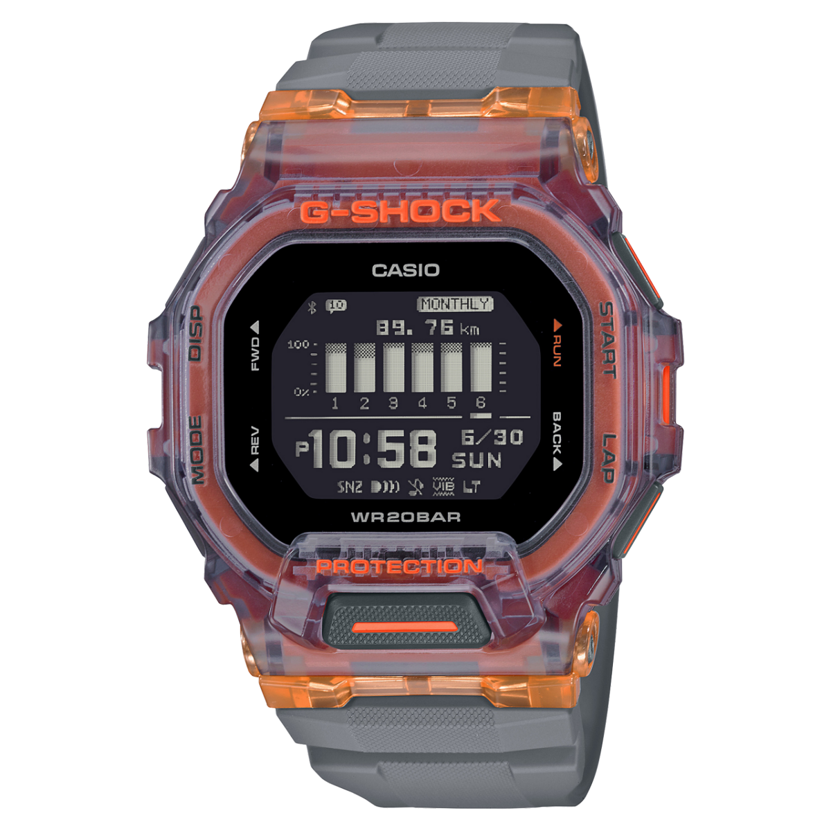 Casio G-Shock GBD-200SM-1A5DR Dial Resin Strap Men's