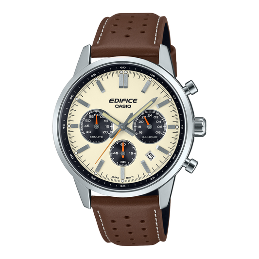 Casio Edifice EFR-575L-7ADF Analog Cream Dial Men