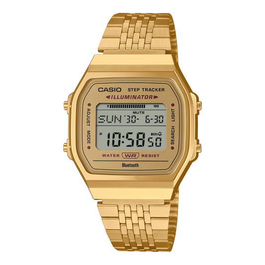 Casio Vintage ABL-100WEG-9ADF Bluetooth Digital Gold Dial Unisex