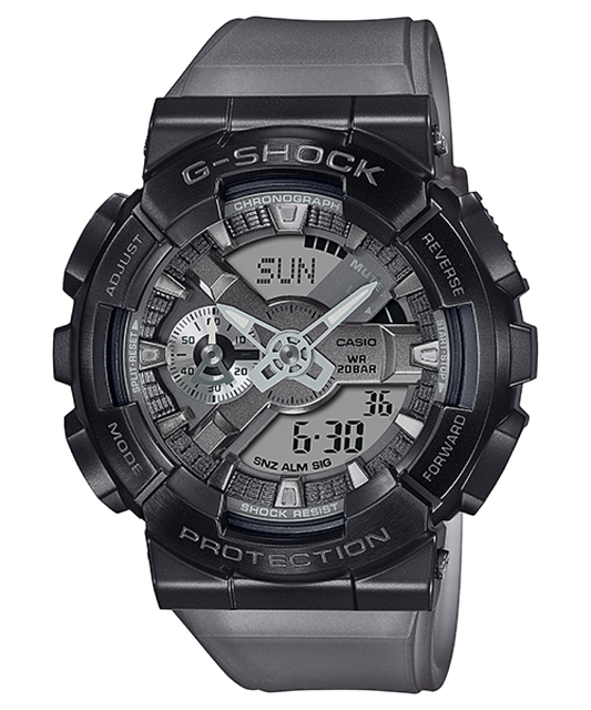 Casio G-Shock GM-110MF-1ADR Black IP Gray Analog-Digital Men's