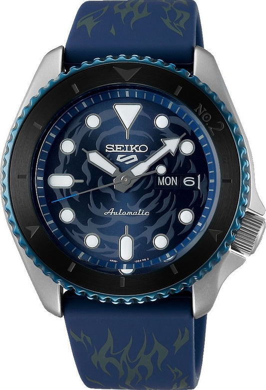 Seiko 5 Sports Sasuke Uchiha limited edition watch SRPF69K1