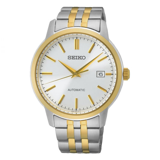 seiko srph92k1 a silver and gold watch
