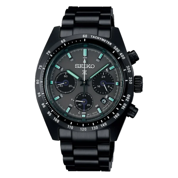 Seiko Prospex Solar Speedtimer SSC917P1 black dial men’s chronograph watch