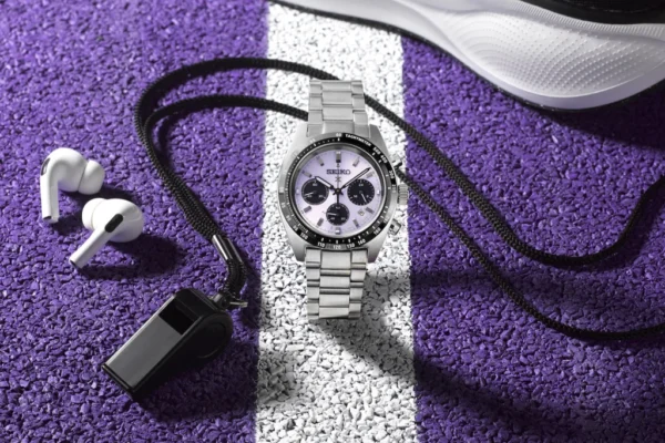 Seiko Prospex Speedtimer 2025 Tokyo World Athletics Limited Edition Edo Purple SSC955 - Image 3