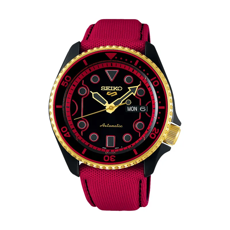Seiko Watch 5 Sport Street Fighter Ken Limited Edition SRPF20K1