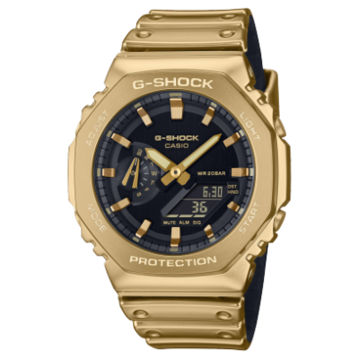 Casio G-Shock GM-2100YMG-9ADR Analog-Digital Gold Dial Men